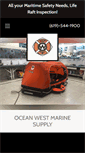 Mobile Screenshot of oceanswestmarine.com